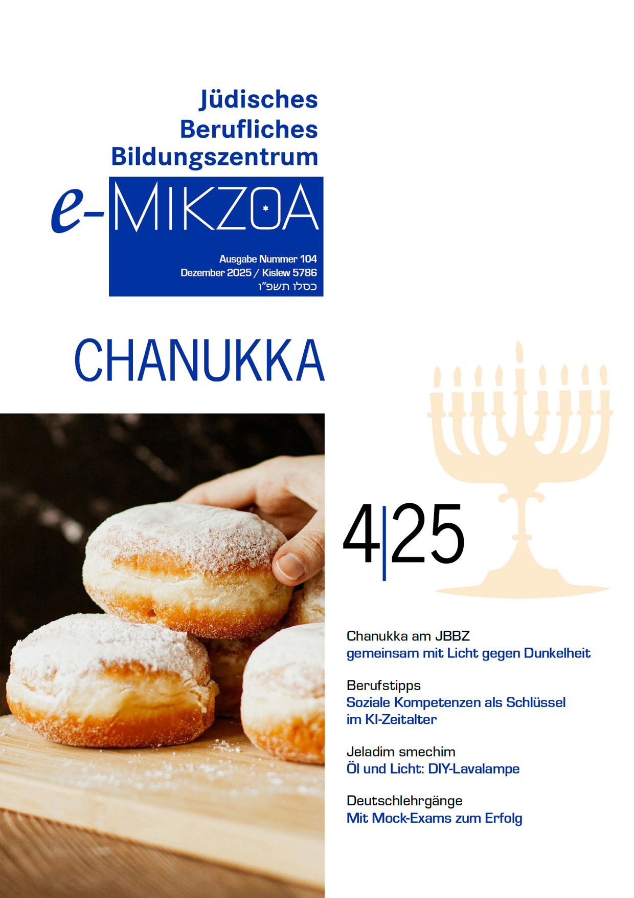 Mikzoa_Chanukka 2025 Titel