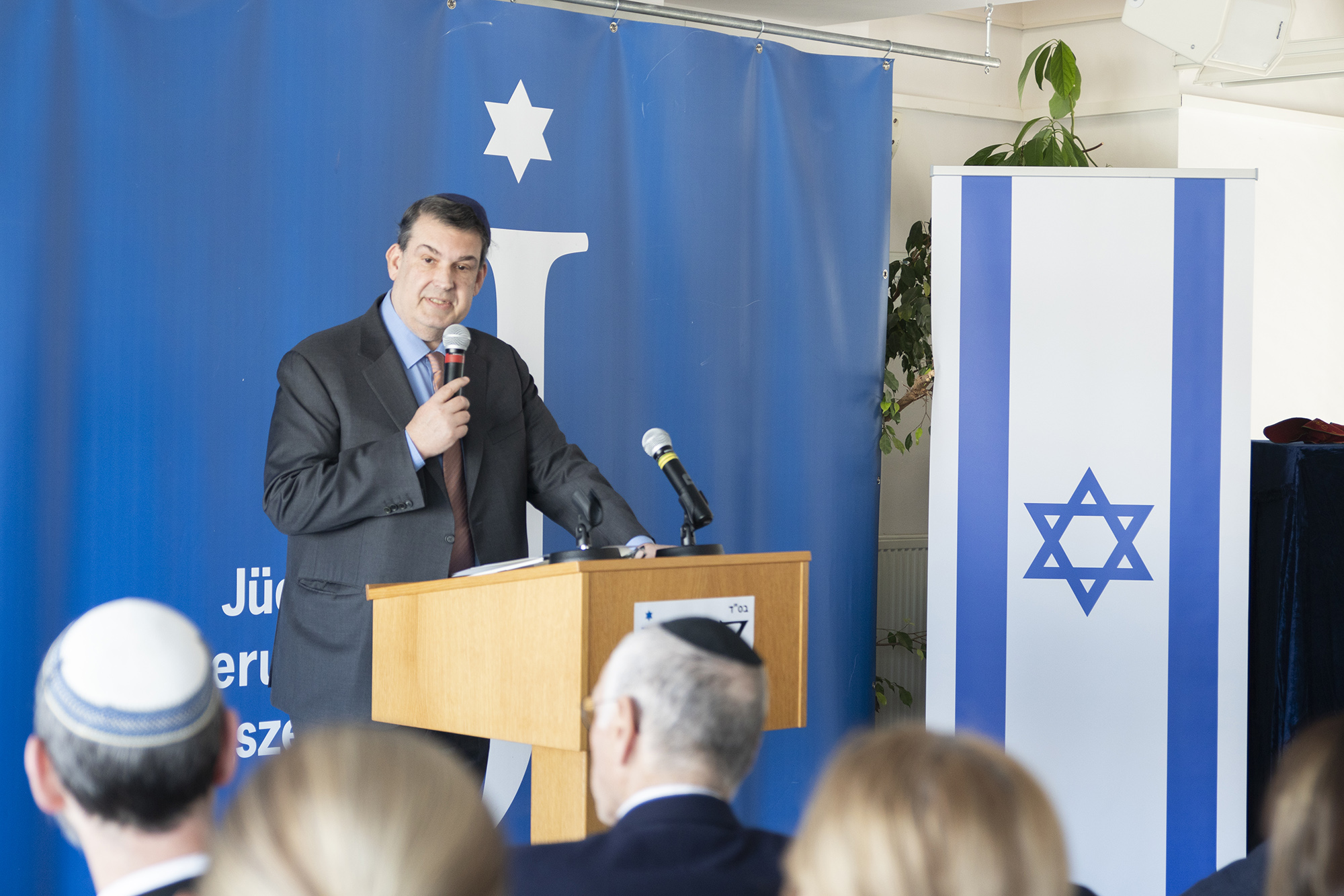 Oskar Deutsch am JBBZ zur Jom-HaAzma’ut-Feier