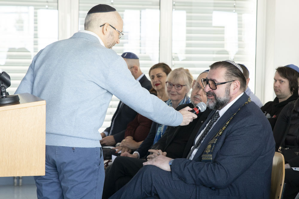 Oskar Deutsch am JBBZ zur Jom-HaAzma’ut-Feier